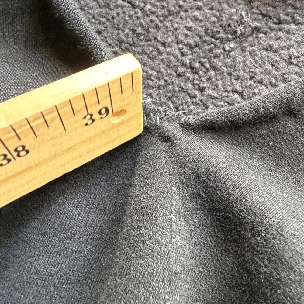 Comfrt Dog Hoodie Black Fleece Sweatshirt Leash Hole Pet Sweater 7XL